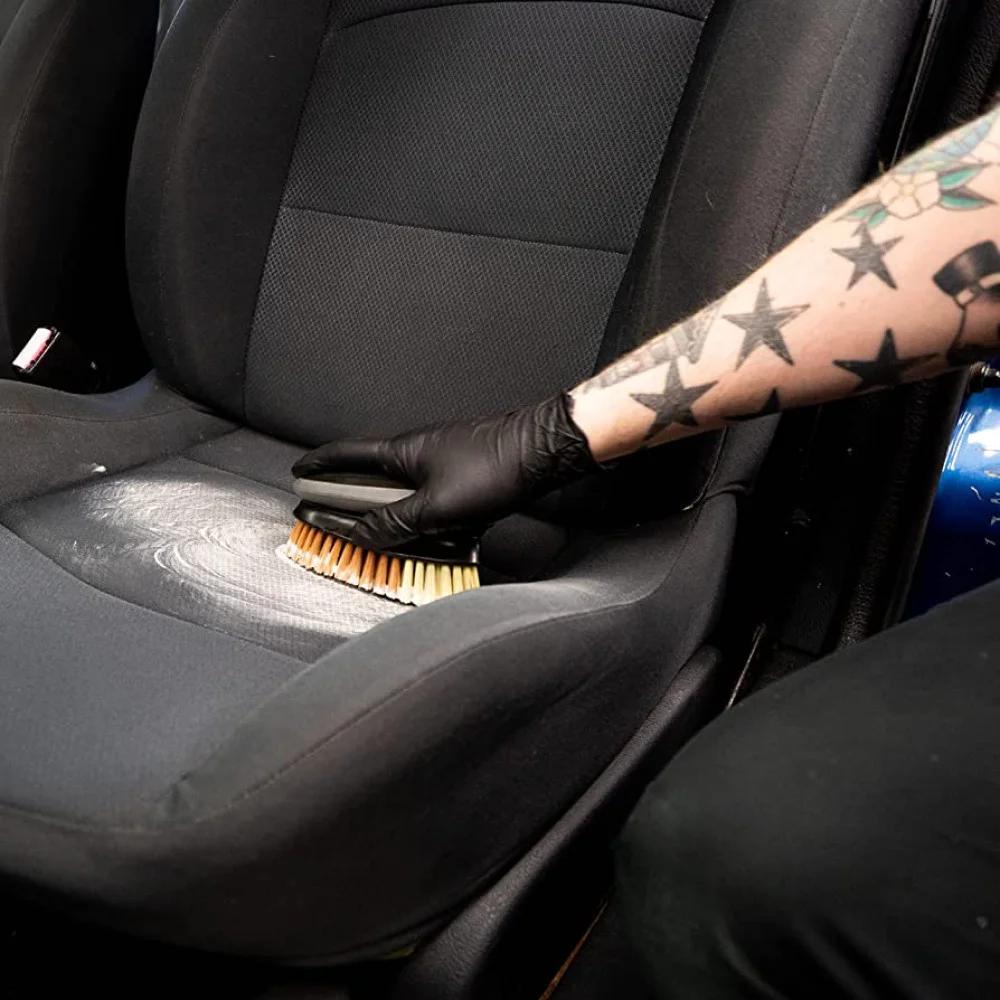 Perie curatare mocheta si plastic MEGUIARS All Surface Interior Brush X1000EUMG, 14 x 7.5 x 8 cm