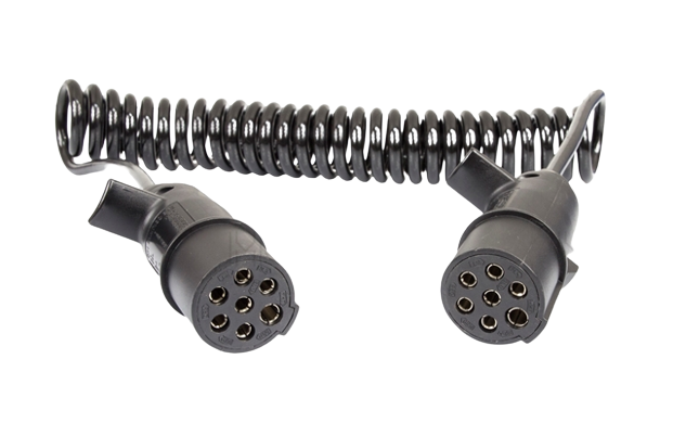 Cablu electric spiralat MVM ECC000, tip N, mare, negru