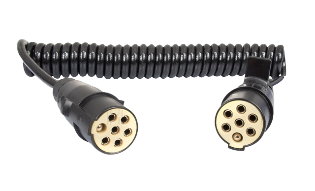 Cablu electric spiralat MVM ECC001, tip S, mare, negru