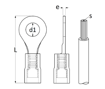 Set 25 papuci electrici RESTAGRAF 6923, 8 mm, ranforsati, izolati