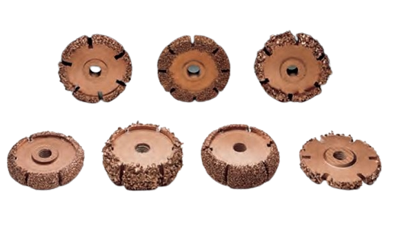 Disc abraziv pentru slefuire cauciuc TECH 52-20-393, 64 x 25 mm, granulatie 230/36