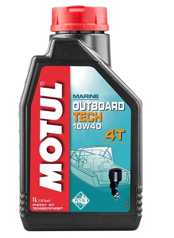 Ulei de motor pentru barci MOTUL OUTBOARD 4T 10W40, volum 1 litru