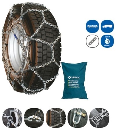 Lanturi antiderapante camion VERIGA ARKTIK A ST 38, R22.5, grosime lant 7 mm, din otel