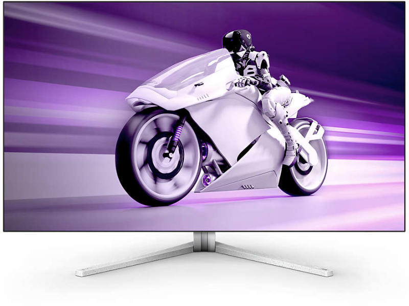 Monitor OLED pentru gaming PHILIPS 42M2N8900/00, dimensiune ecran 42 inch, rezolutie 3840 x 2160, 4K UHD, gri