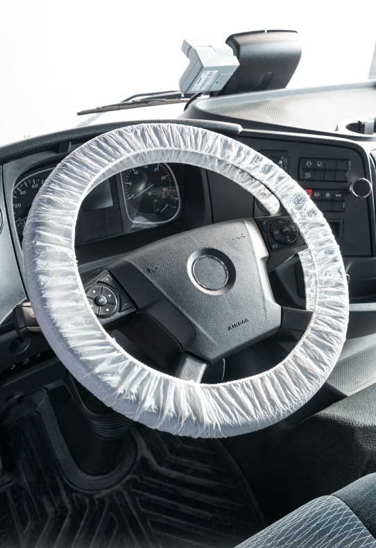 Set 100 huse de protectie interior camion SERWO 5in1 5990757, pentru scaun, volan, schimbator, frana de mana, covoras