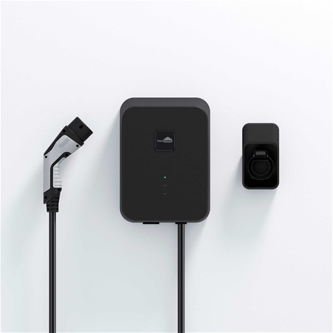 Statie fixa pentru incarcare masini electrice, wallbox, INNOHOME Charlie 3 EVC-00008, mufa Type 2, cu cablu, trifazica, 22 kW, 32A, 380V, negru