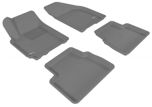 Set 5 covorase auto tavita 3D MAXpider Kagu L1VW00501501, din cauciuc, gri, pentru Volkswagen New Beetle, 2002-2010