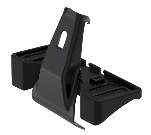 Kit prindere bare transversale THULE Clamp 145350, pentru vehicule fara puncte fixe si bare longitudinale, PORSCHE Cayenne (9YA), 5-dr SUV, 18-