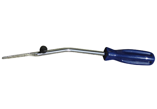 Instrument pentru demontare parbrize ICOR WZ077P00, interior, maner albastru