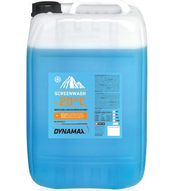 Lichid de parbriz pentru iarna, concentrat, DYNAMAX Winter Screenwash, volum 25 litri, raport dilutie 1:1