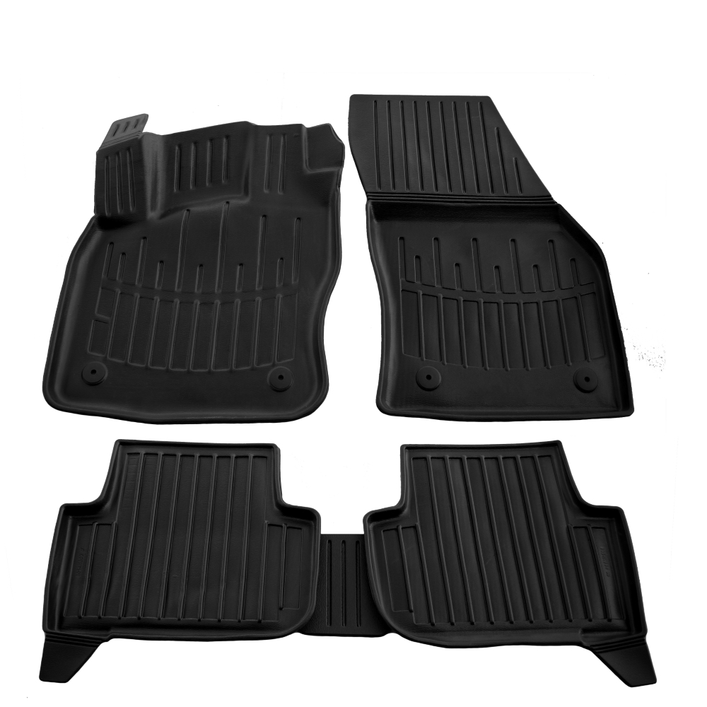 Set covorase auto din cauciuc UMBRELLA 106051, negru, pentru Volkswagen Touareg II (7P), 2010-2018