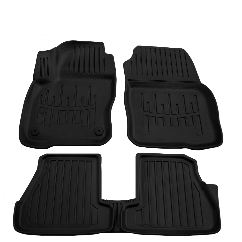 Set covorase auto din cauciuc UMBRELLA 105982, negru, pentru Renault Megane II, 2002-2009
