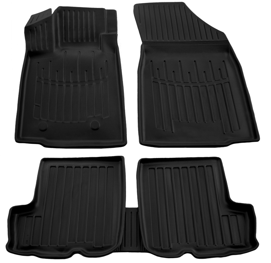 Set covorase auto din cauciuc UMBRELLA 105915, negru, pentru Dacia Sandero I, 2007-2012