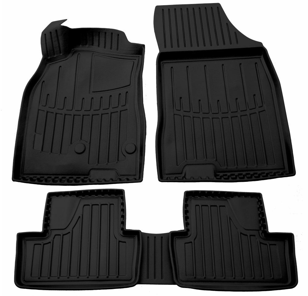 Set covorase auto din cauciuc UMBRELLA 105983, negru, pentru Renault Megane III, hatchback, 2008-2015