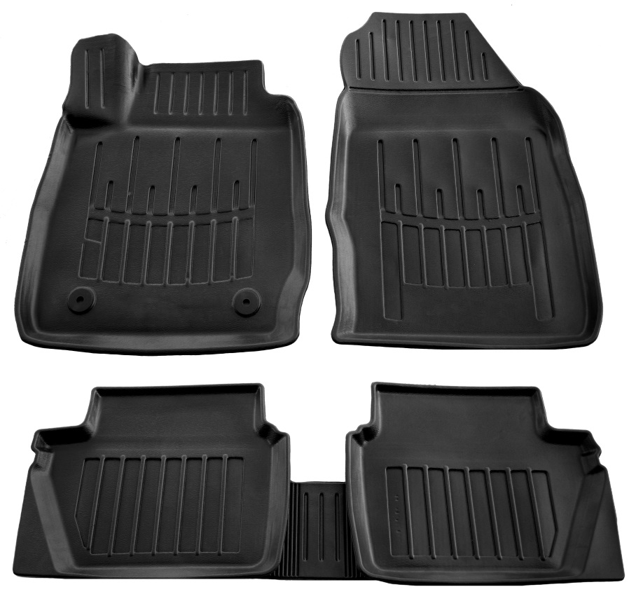 Set covorase auto din cauciuc UMBRELLA 105921, negru, pentru Ford Fiesta, 2008-2017