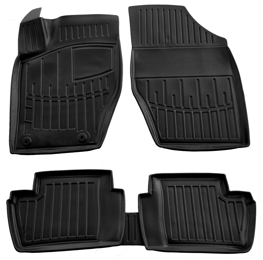 Set covorase auto din cauciuc UMBRELLA 105971, negru, pentru Peugeot 307, 2001-2008