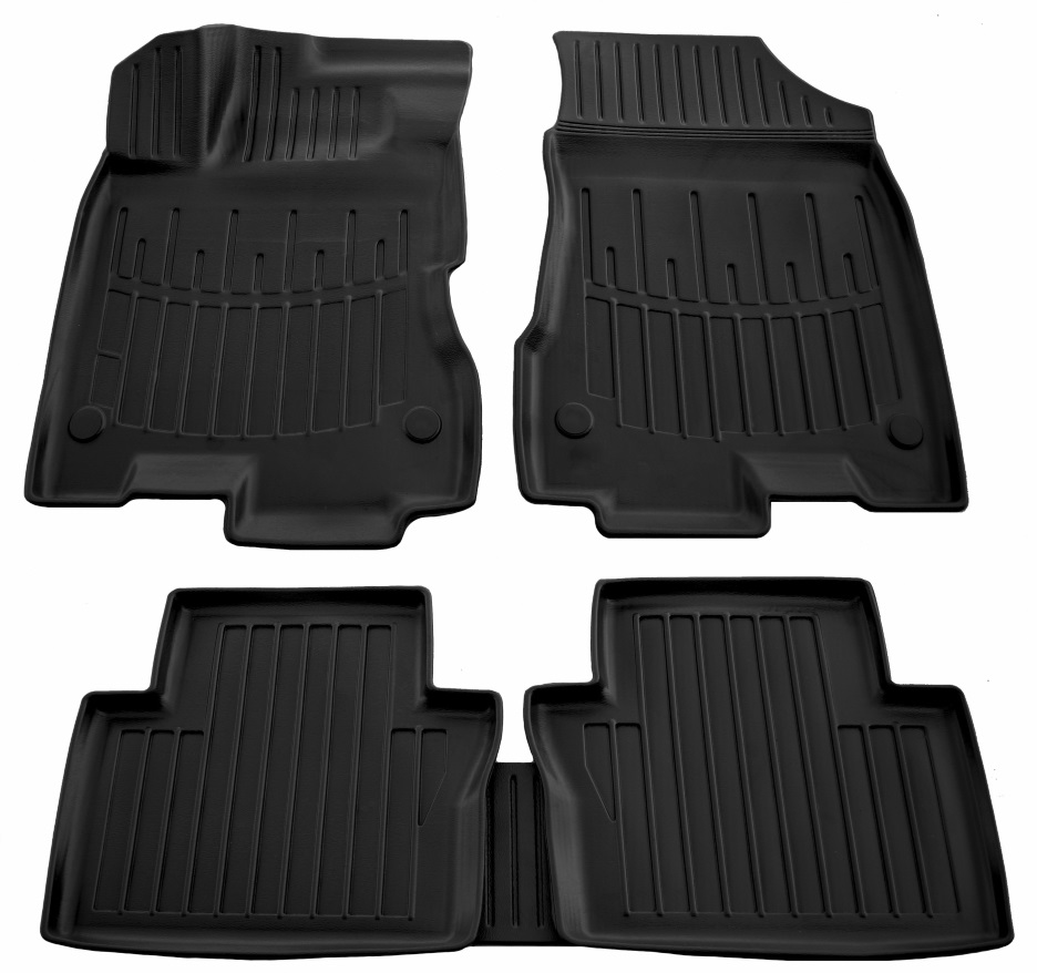 Set covorase auto din cauciuc UMBRELLA 105980, negru, pentru Renault Koleos I, 2008-2016