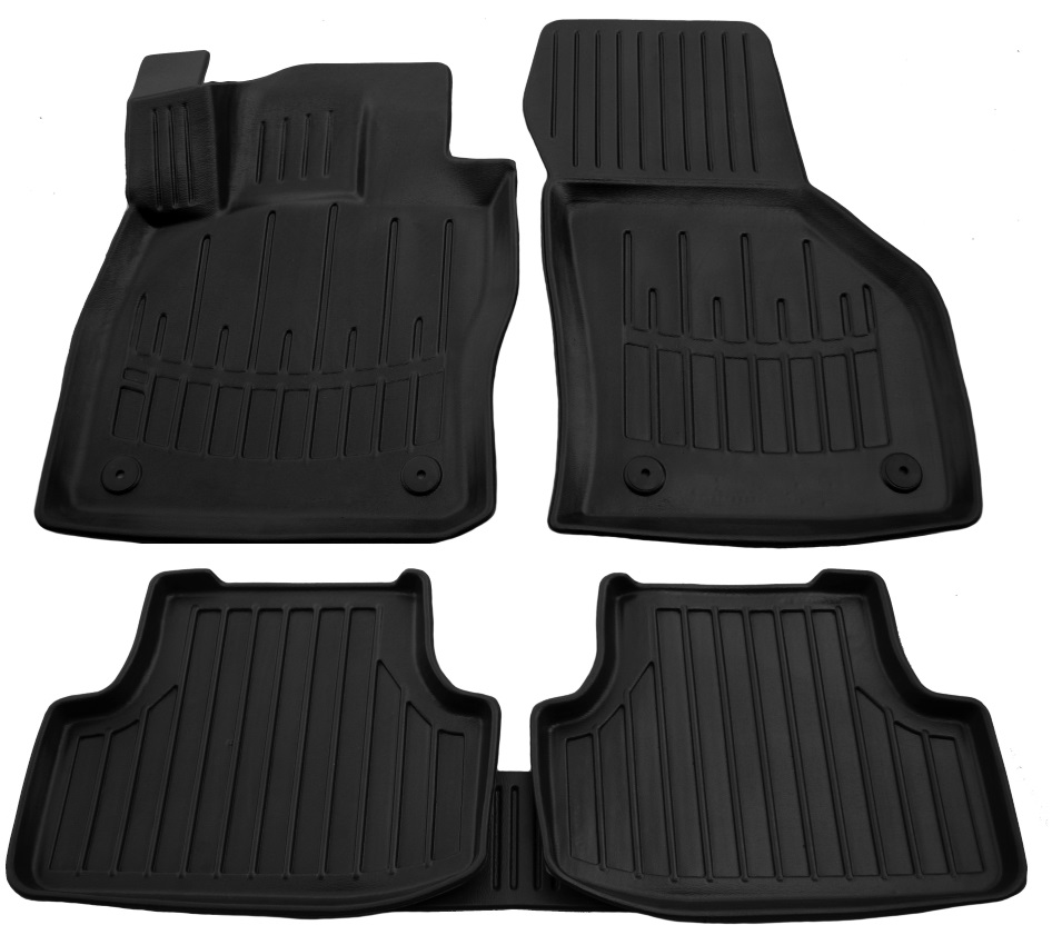 Set covorase auto din cauciuc UMBRELLA 105999, negru, pentru Skoda Karoq, 2018-