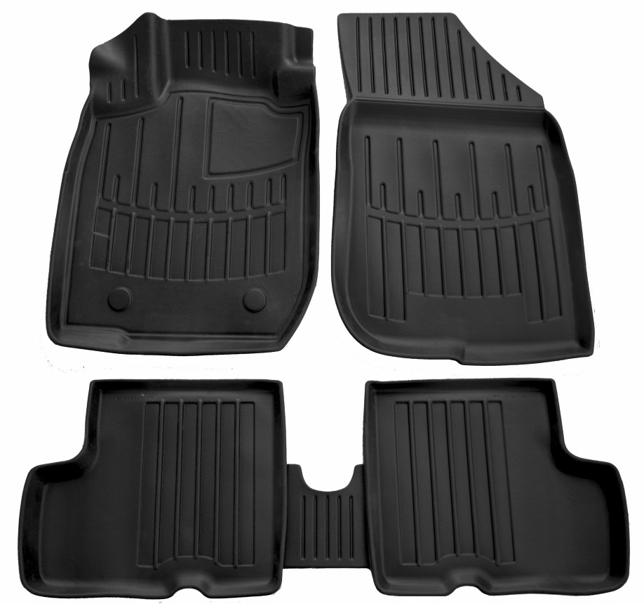 Set covorase auto din cauciuc UMBRELLA 105908, negru, pentru Dacia Duster 2WD, 2010-2015