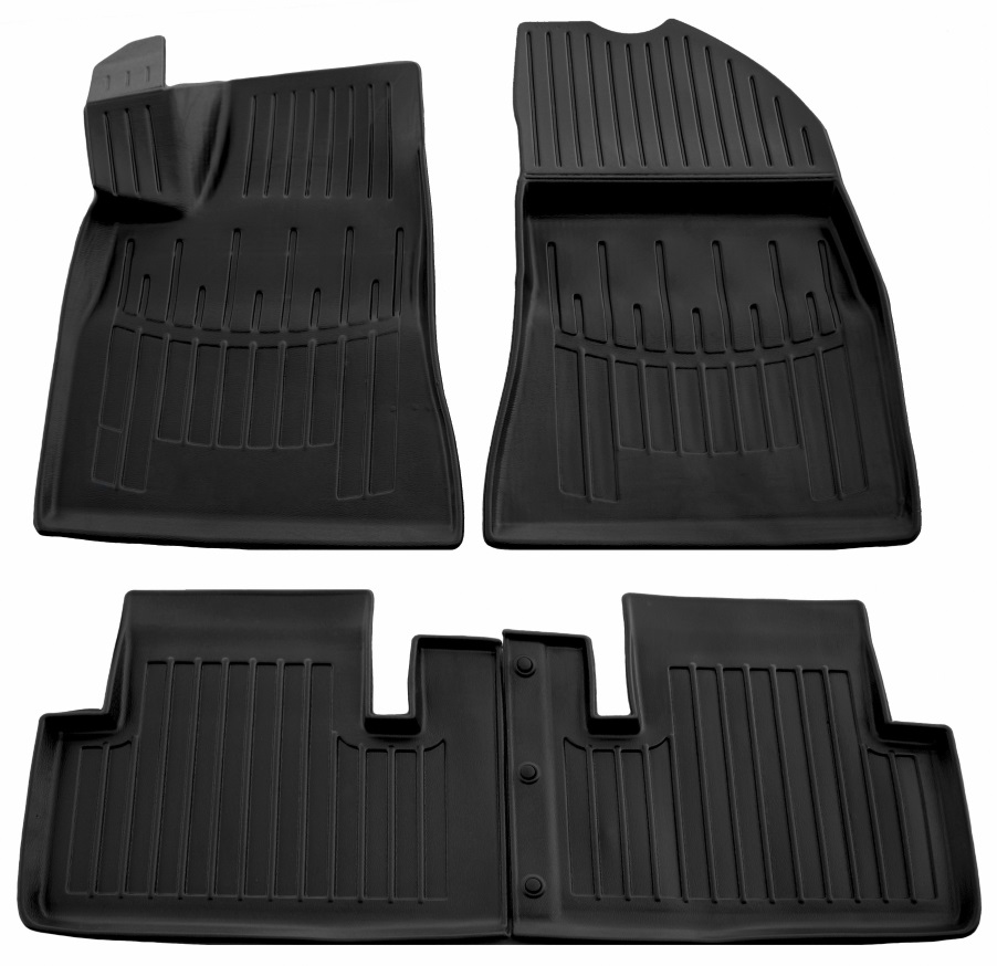 Set covorase auto din cauciuc UMBRELLA 106014, negru, pentru Tesla Model 3, 2017-