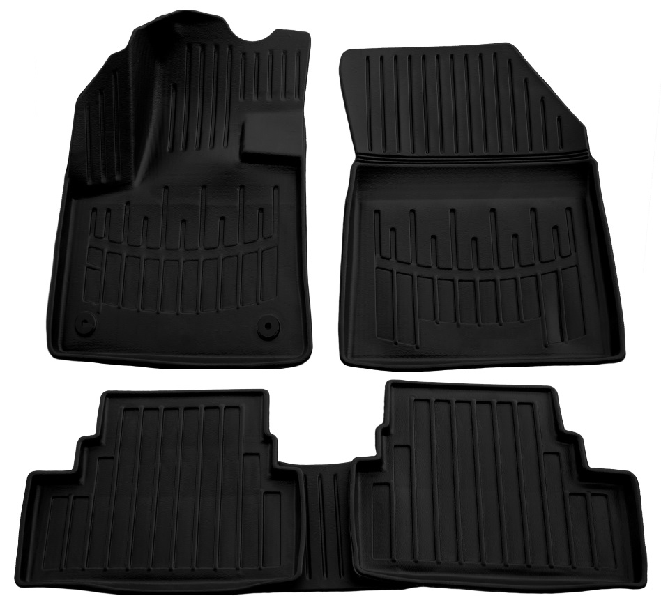 Set covorase auto din cauciuc UMBRELLA 105962, negru, pentru Opel Grandland X, 2017-