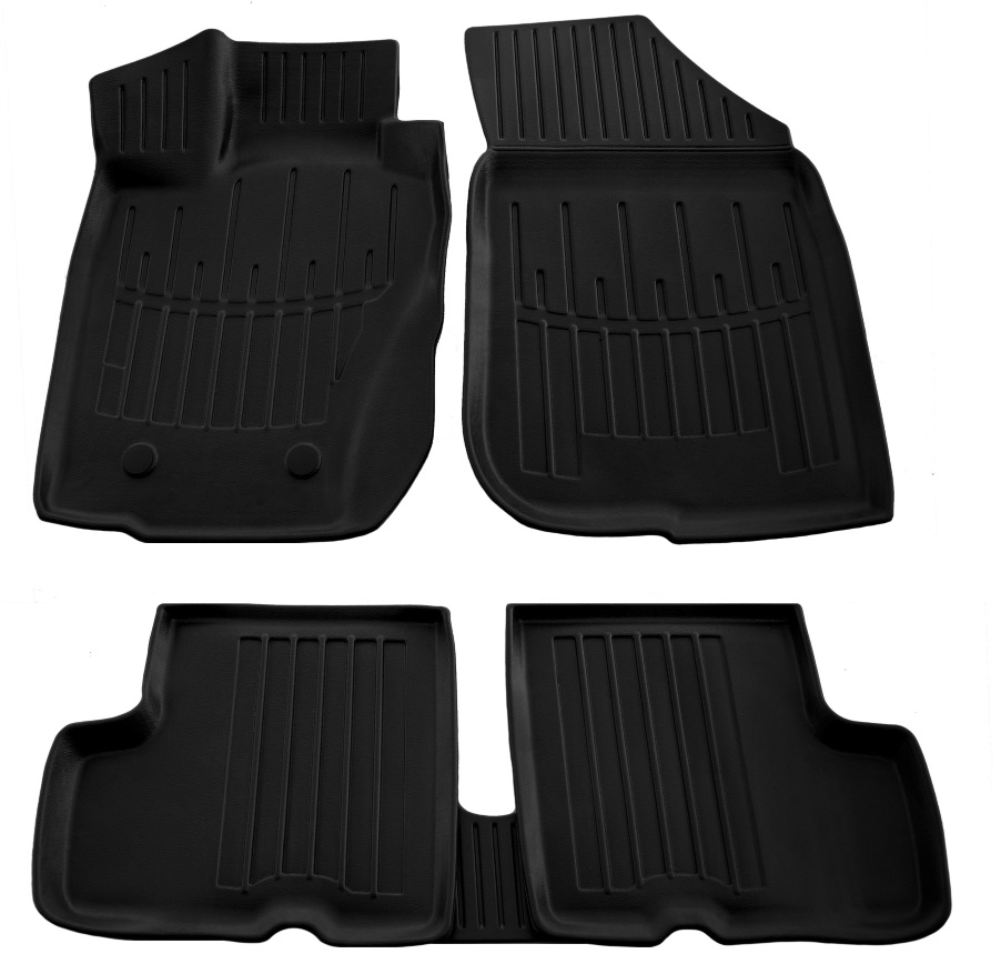 Set covorase auto din cauciuc UMBRELLA 105909, negru, pentru Dacia Duster 4WD, 2015-2018