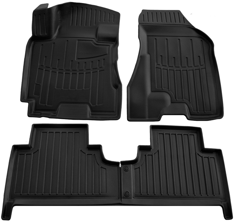 Set covorase auto din cauciuc UMBRELLA 105937, negru, pentru Hyundai Tucson (JM), 2004-2012