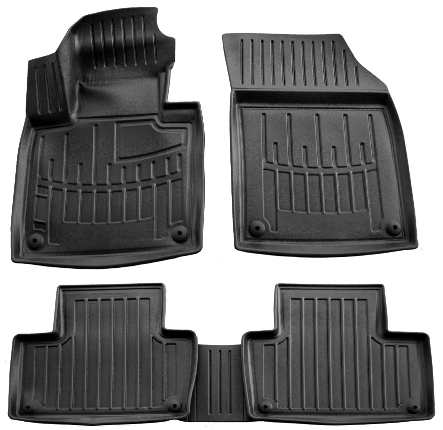Set covorase auto din cauciuc UMBRELLA 106057, negru, pentru Volvo XC90, 2014-