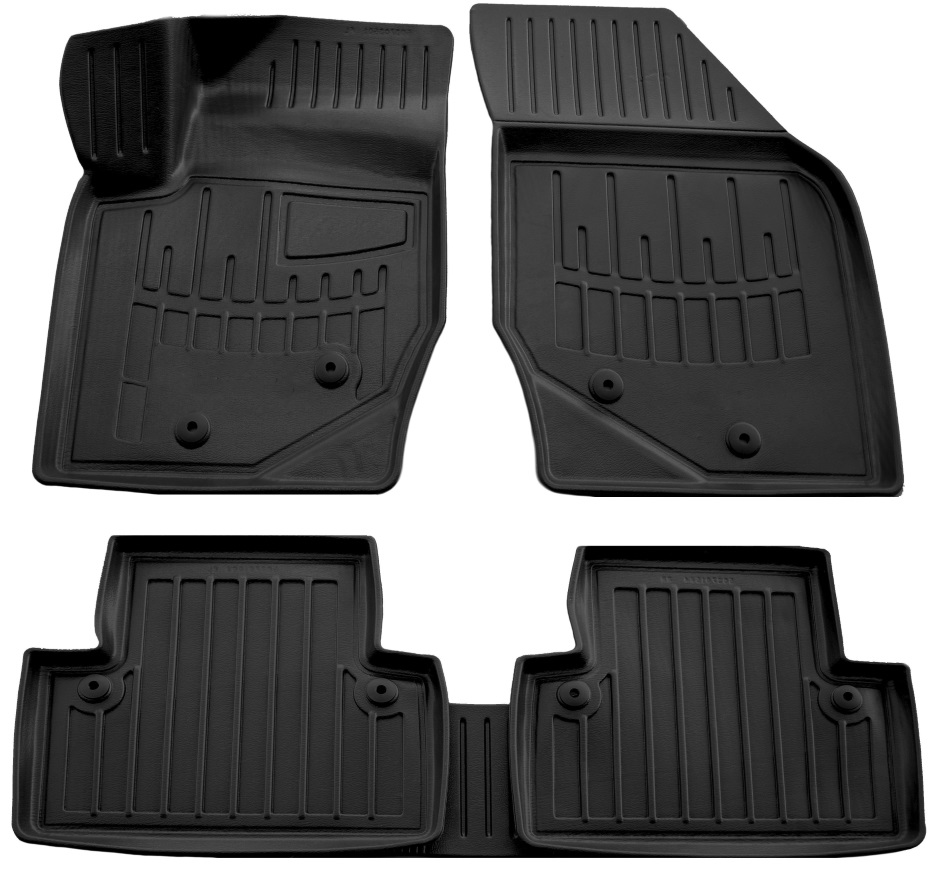 Set covorase auto din cauciuc UMBRELLA 106056, negru, pentru Volvo XC90, 2002-2014