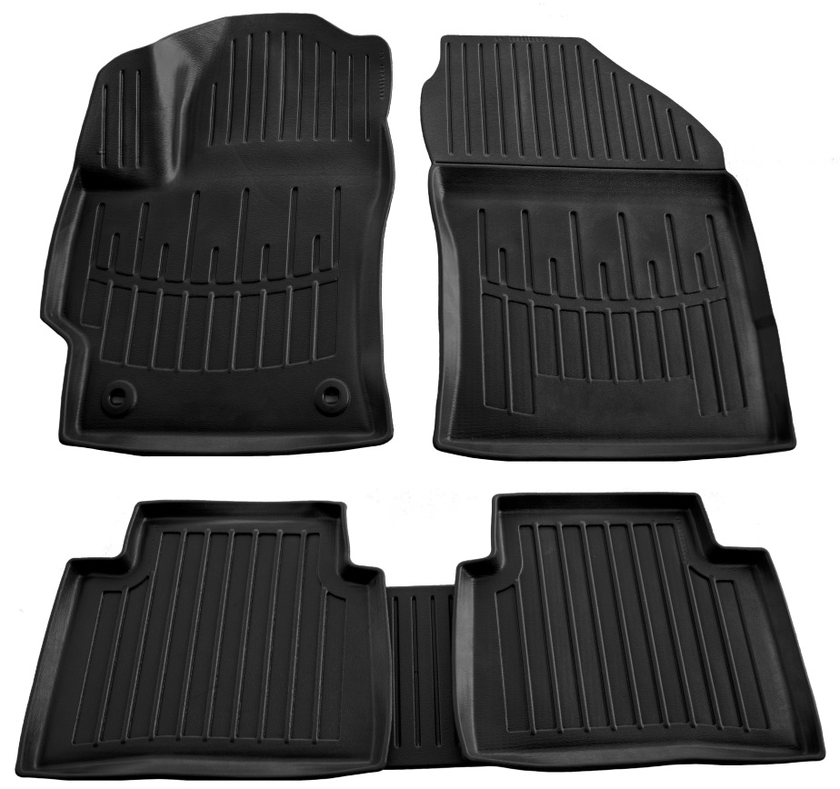 Set covorase auto din cauciuc UMBRELLA 106018, negru, pentru Toyota Corolla (E210), 2018-