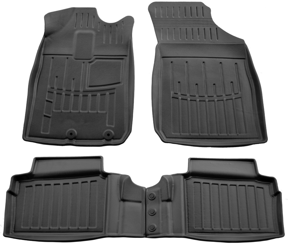 Set covorase auto din cauciuc UMBRELLA 106158, negru, pentru Dacia Spring, 2021-