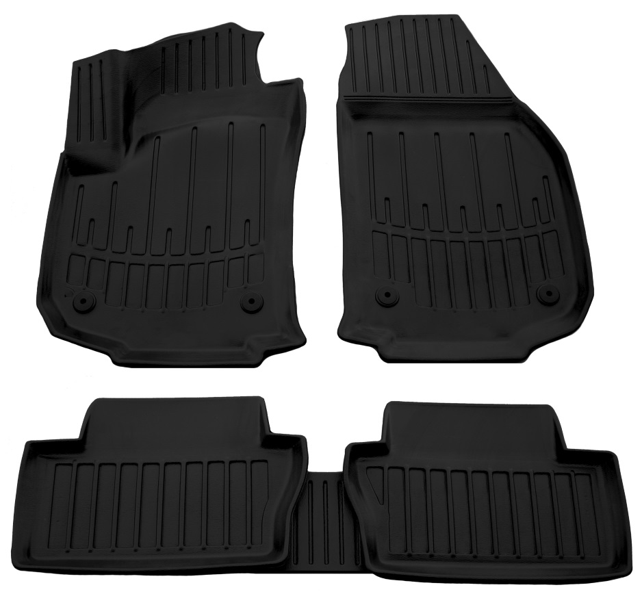 Set covorase auto din cauciuc UMBRELLA 105967, negru, pentru Opel Zafira B, 2005-2011