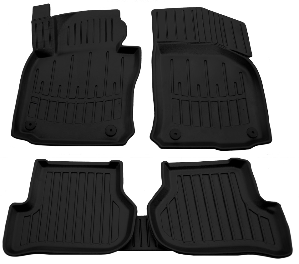 Set covorase auto din cauciuc UMBRELLA 106030, negru, pentru Volkswagen Golf VI, 2008-2012