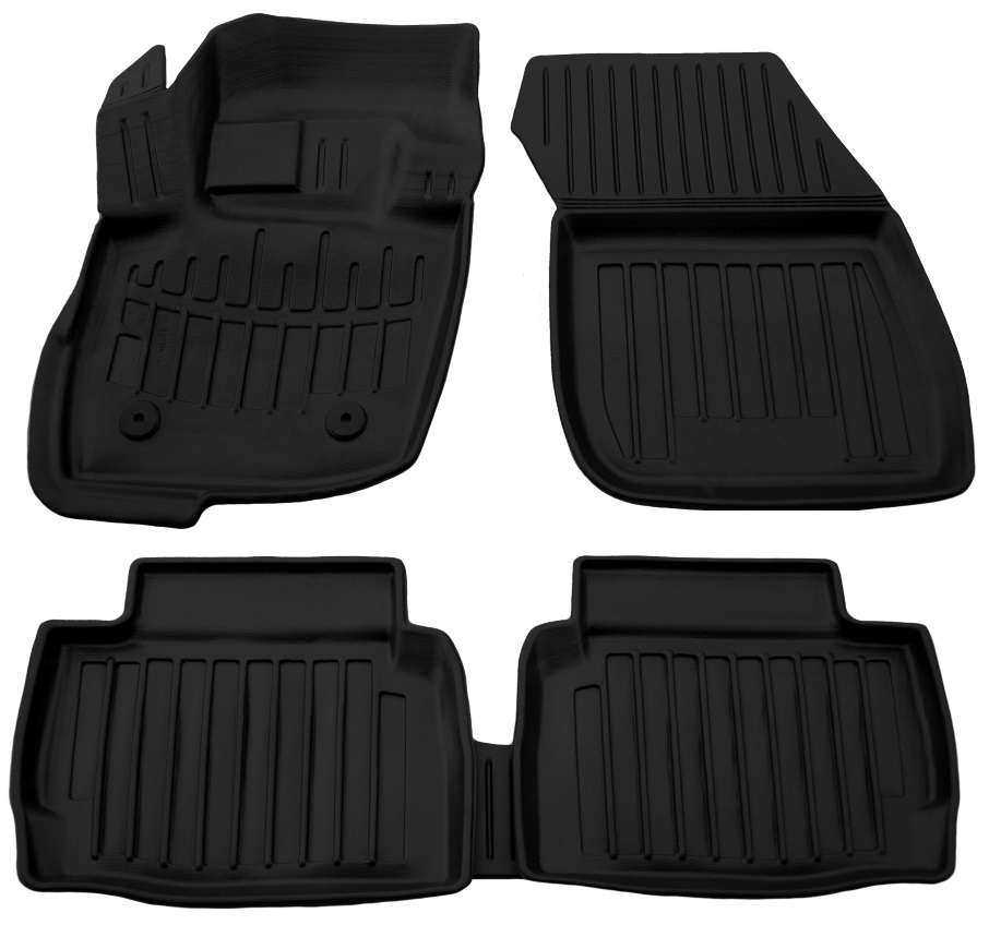 Set covorase auto din cauciuc UMBRELLA 105928, negru, pentru Ford Mondeo V, 2014-
