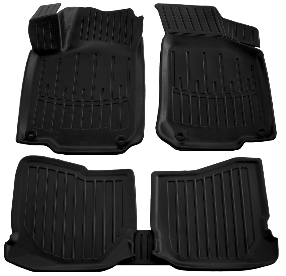 Set covorase auto din cauciuc UMBRELLA 106000, negru, pentru Skoda Octavia I, 1996-2004