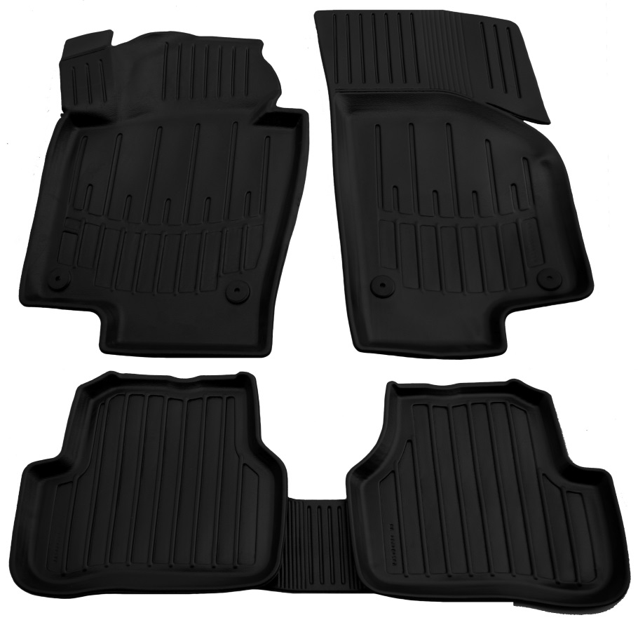 Set covorase auto din cauciuc UMBRELLA 106038, negru, pentru Volkswagen Passat B6, 2005-2010