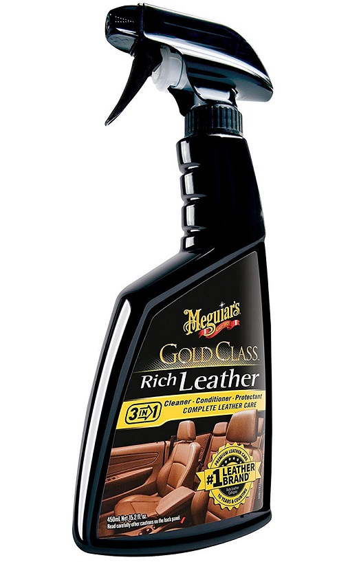 Solutie pentru curatare si intretinere piele MEGUIARS Gold Class Rich Leather G10916, 473 ml