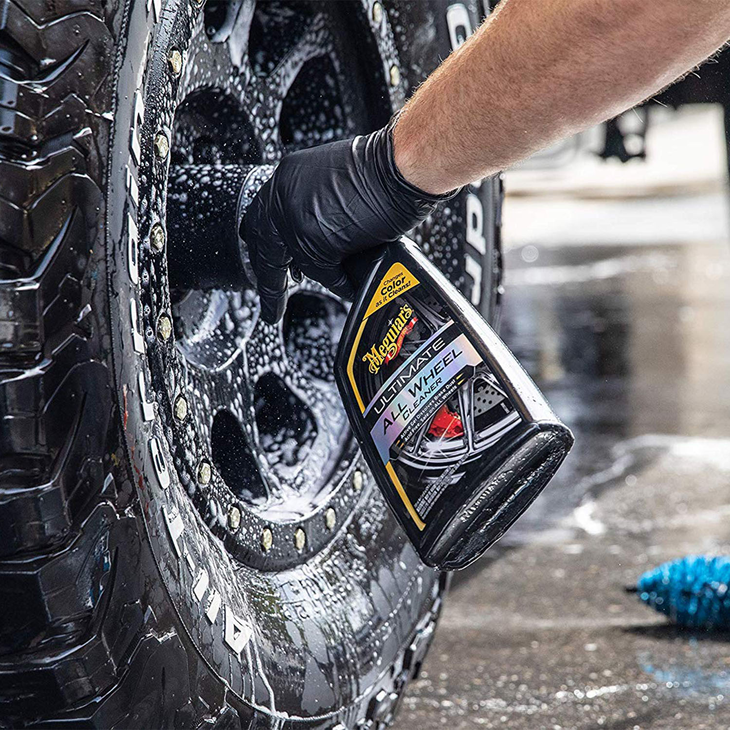 Solutie pentru curatare jante MEGUIARS Ultimate All Wheel Cleaner G180124, 710 ml