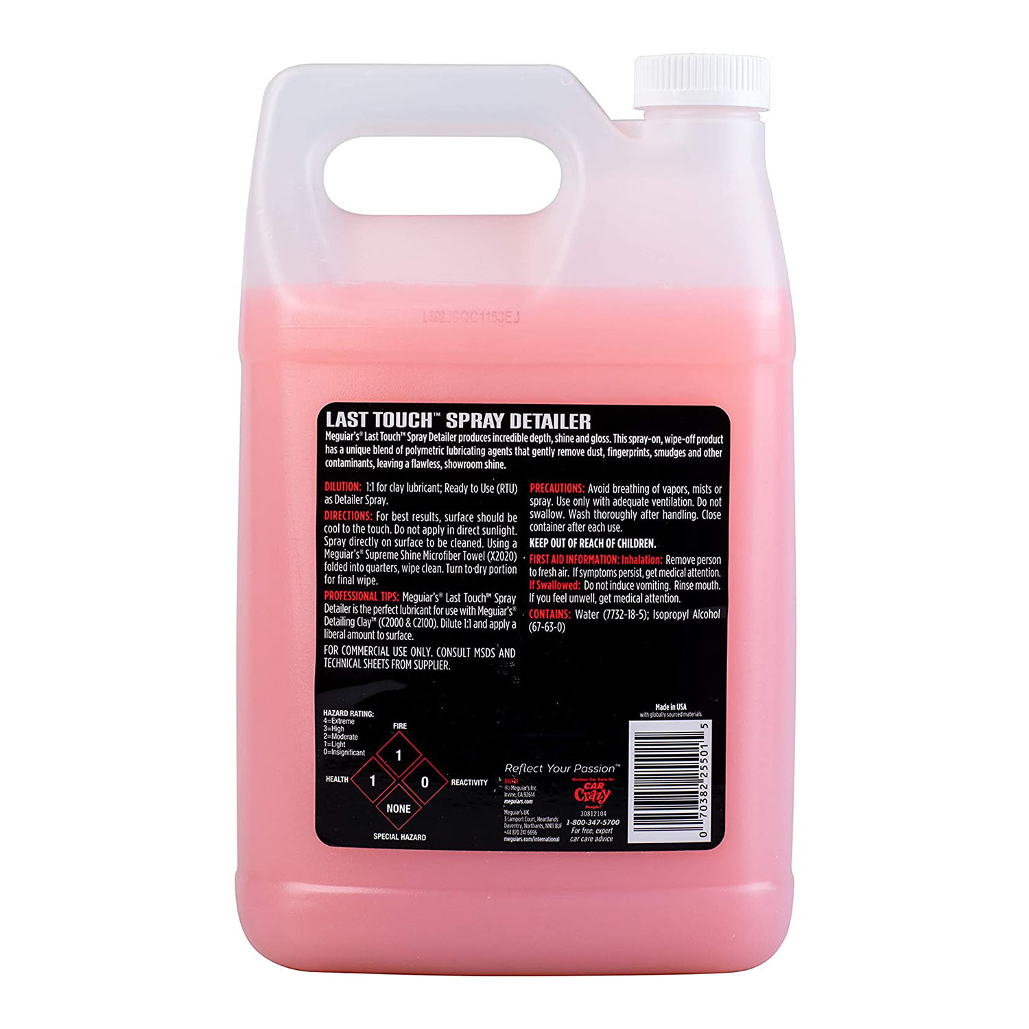 Solutie pentru spalat exterior MEGUIARS Last Touch Spray Detailer D15501, 3.79 litri