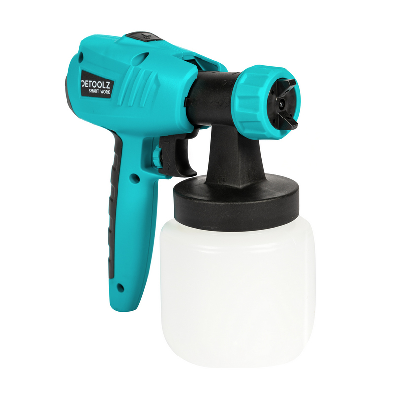 Pistol electric de vopsit DETOOLZ DZ-SE250, 800 W, 1000 ml/min, vascozitate maxima 120 DNI