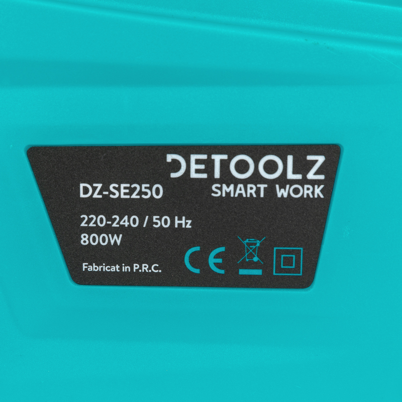 Pistol electric de vopsit DETOOLZ DZ-SE250, 800 W, 1000 ml/min, vascozitate maxima 120 DNI