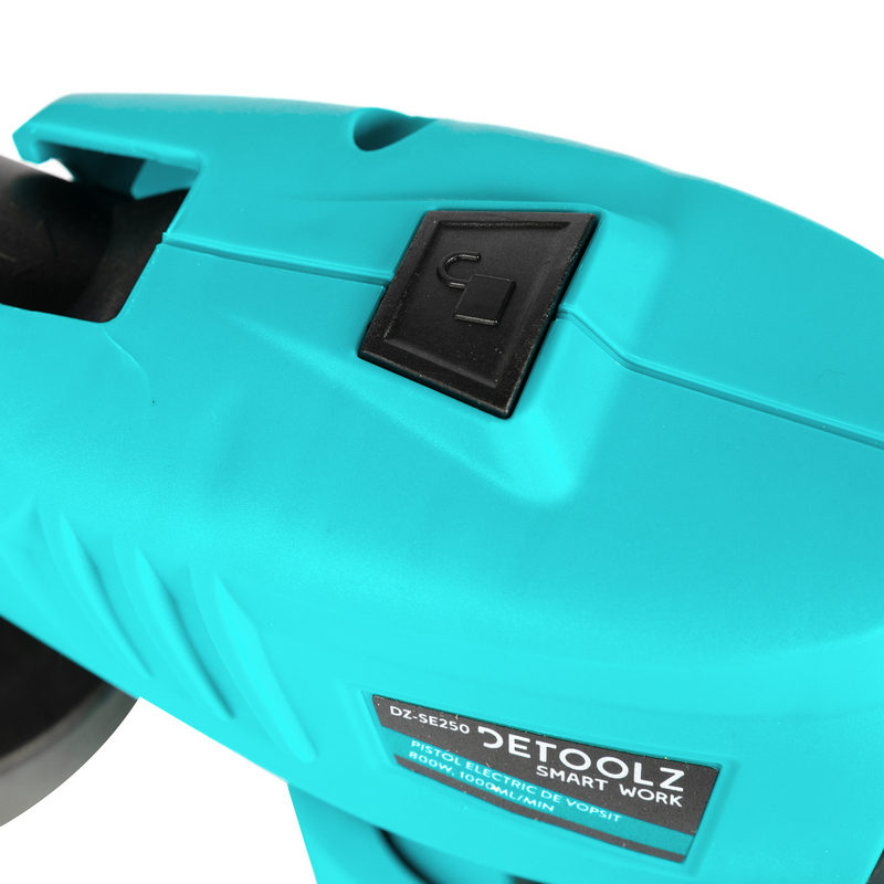 Pistol electric de vopsit DETOOLZ DZ-SE250, 800 W, 1000 ml/min, vascozitate maxima 120 DNI