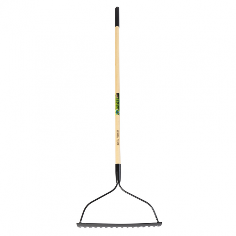 Grebla MICUL FERMIER GF-2447, 16 dinti, maner lemn, lungime totala 1500 mm