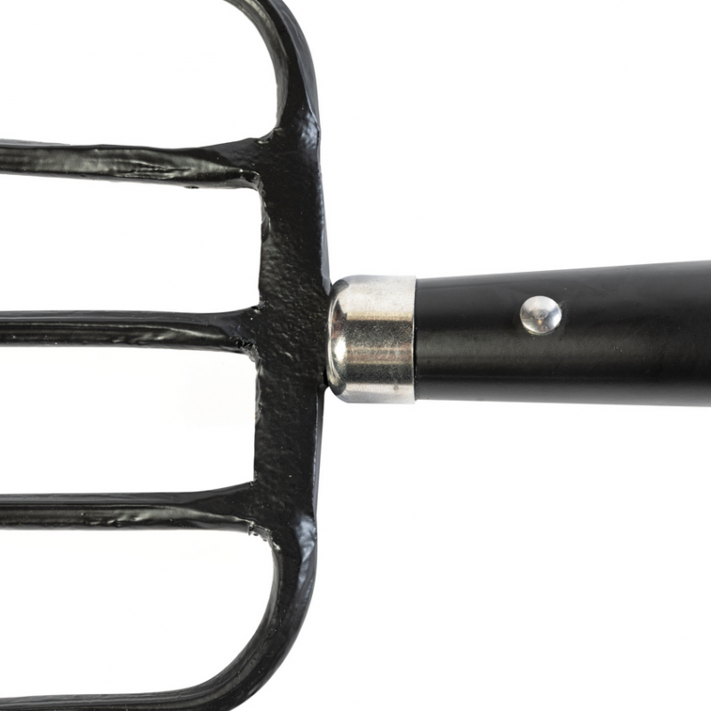 Furca MICUL FERMIER GF-2448, cu 5 dinti, maner lemn, lungime 1520 mm