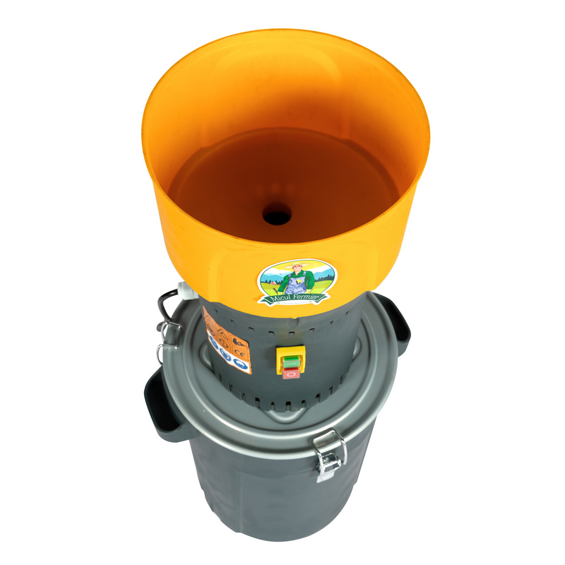Moara electrica MICUL FERMIER GF-2451, 1000 W, 19000 rpm, cu galeata plastic 25 L