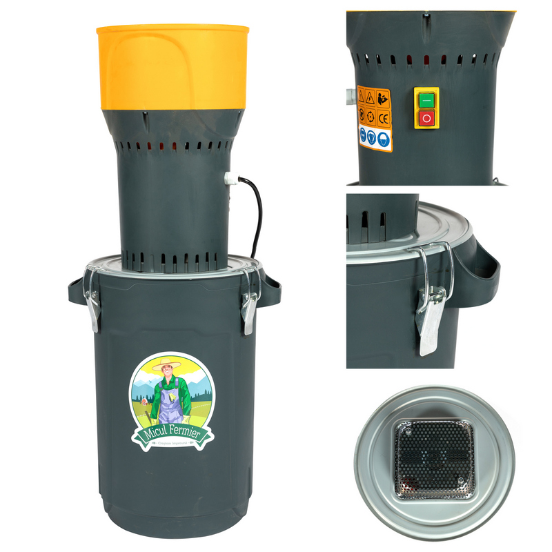 Moara electrica MICUL FERMIER GF-2451, 1000 W, 19000 rpm, cu galeata plastic 25 L