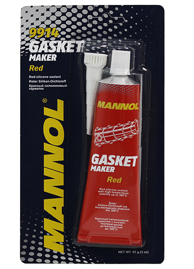 Silicon pentru etansare garnituri MANNOL Gasket Maker 9914, rosu, 85 grame