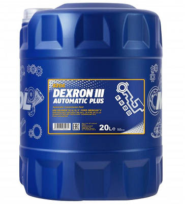 Ulei transmisie automata MANNOL Automatic Plus ATF Dexron III MN8206-20, volum 20 litri, sintetic