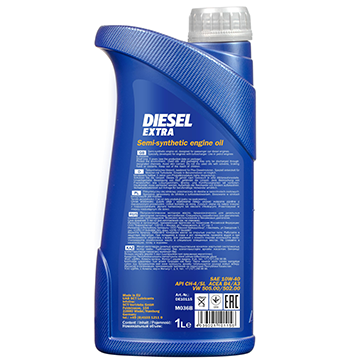 Ulei motor MANNOL Diesel Extra 10W40 MN7504-1, volum 1 litru, semi sintetic