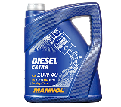 Ulei motor MANNOL Diesel Extra 10W40 MN7504-5, volum 5 litri, semi sintetic